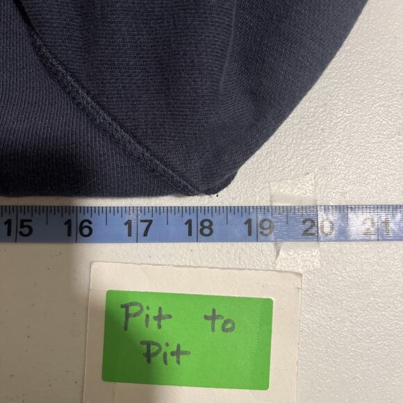 Vintage League Washed Fleece University Of Pittsburgh Sweatshirt S Academia Y2K - Picture 7 of 11